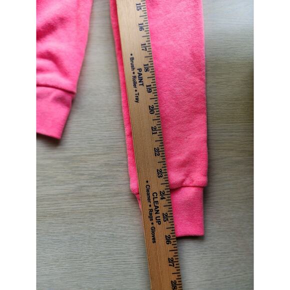 JACKET/HOODIE-VICTORIA'S SECRET-PINK-Bright Pink-Hood-Long Sleeves-Zipper-SM-P - Picture 12 of 12